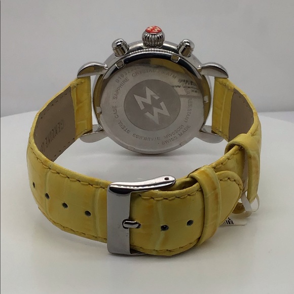 Michele CSX Chronograph Diamond Bezel Ladies Watch - Picture 3 of 4